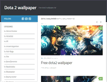 Tablet Screenshot of dota2wallpaper.com